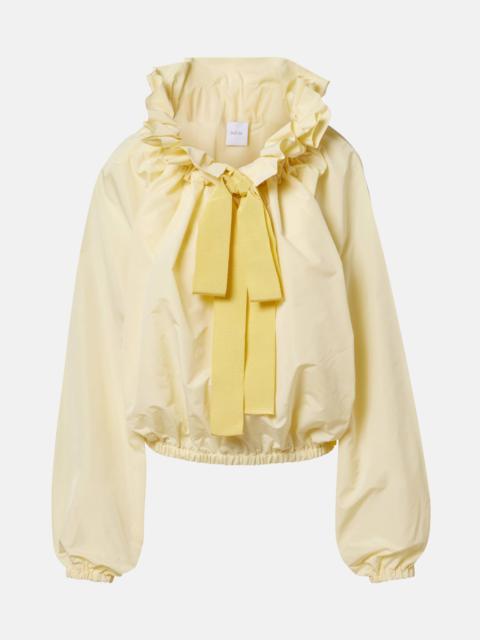 PATOU Tie-neck faille top