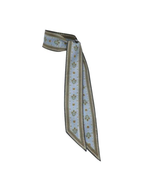 Zimmermann PRINTED SILK RIBBON SCARF