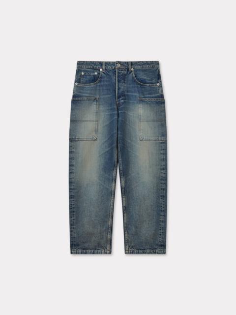 KENZO Cargo monkey fit jeans in japanese denim | REVERSIBLE