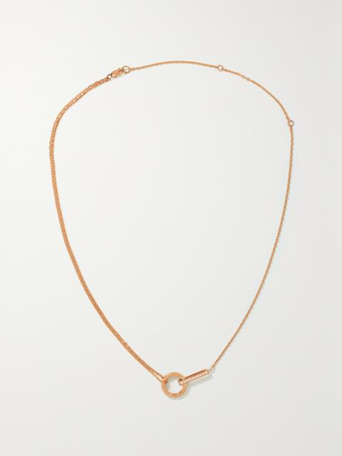 REPOSSI Berbère 18-karat Rose Gold Diamond Necklace