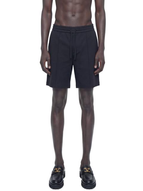 Valentino Cotton Jersey Shorts