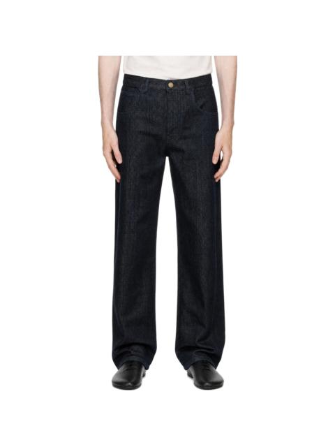 JACQUEMUS Navy 'The Miranda De-Nimes' Jeans