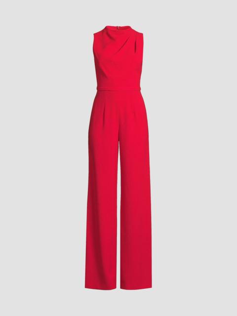 Black Halo Women's Corinne Sleeveless Flared-Leg Jumpsuit - Wildfire