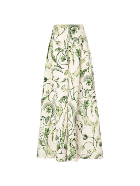 Marea Habitat floral-print palazzo trousers