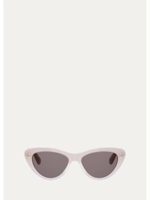 Dior Oblique B2I 55MM Cat-Eye Sunglasses