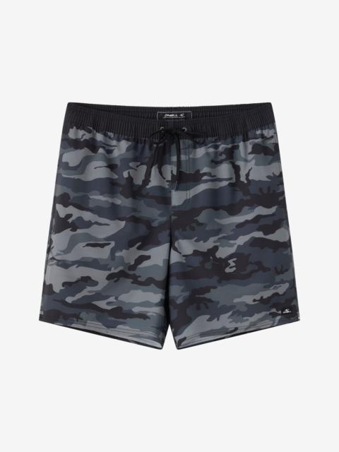 O'Neill Hermosa Elastic Waist Lined 17" Swim Trunks