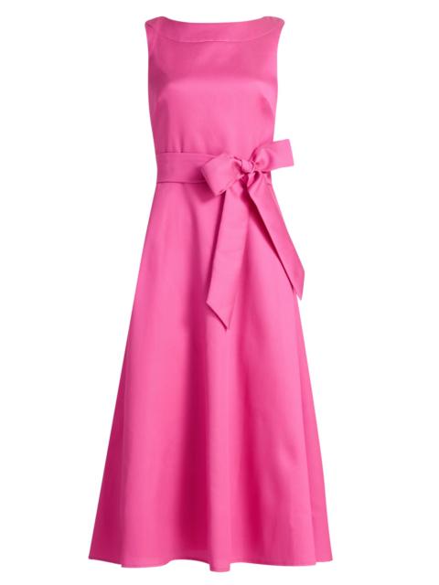 BADGLEY MISCHKA Women's Textured Gazar Midi-Dress - Magenta