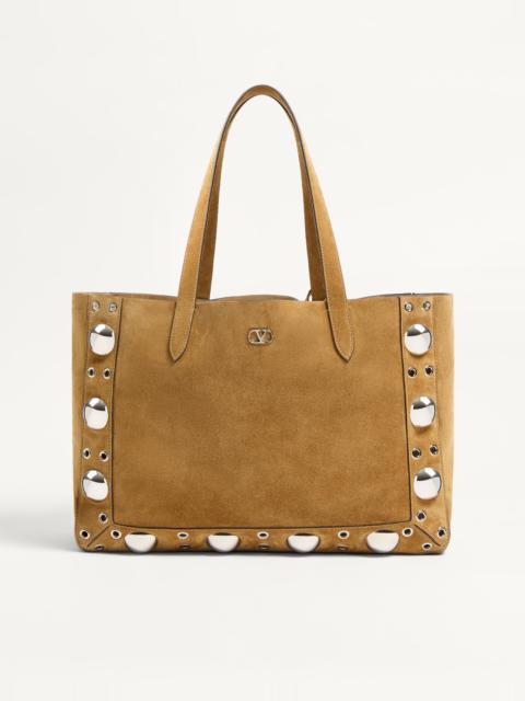 Valentino VALENTINO GARAVANI MEDIUM NELLCÔTE SUEDE SHOPPING BAG