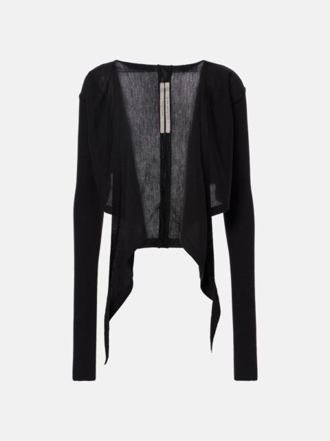Rick Owens Cropped virgin wool sweater