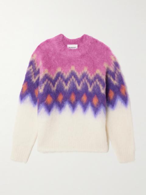 Isabel Marant Étoile Ambre Intarsia-knit Sweater