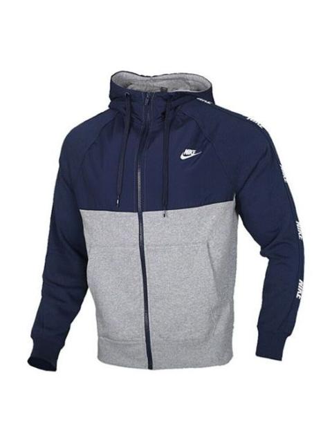 Nike Nike As Sportswear Ce Fz Bb Hybri 'Navy Grey' CJ4416-410