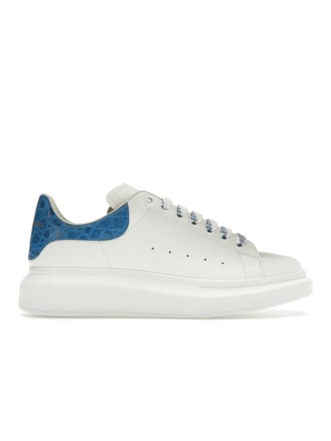 Alexander McQueen Alexander McQueen Oversized White Ultramarine Croc