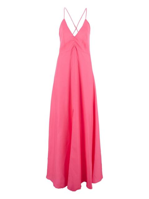 forte_forte cross-back maxi dress