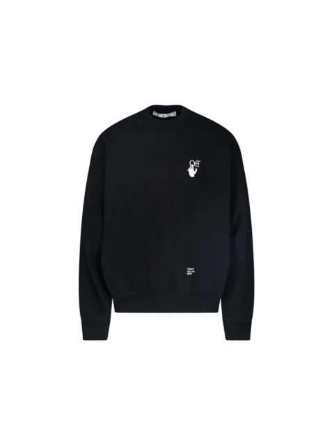 Off-White OFF-WHITE Caravaggio Saint Jerome Writing Arrows Sweatshirt Black