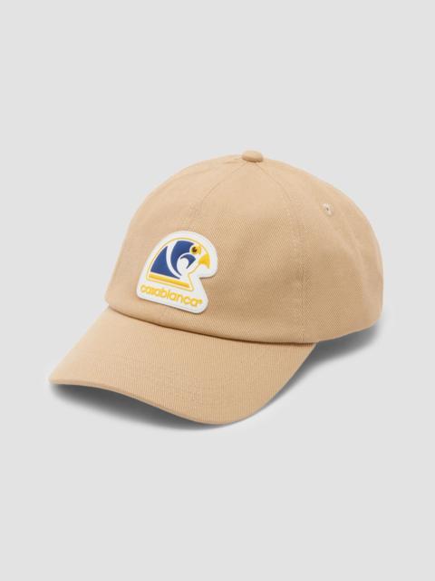 CASABLANCA Men's Hotel Emblem Baseball Cap - Beige