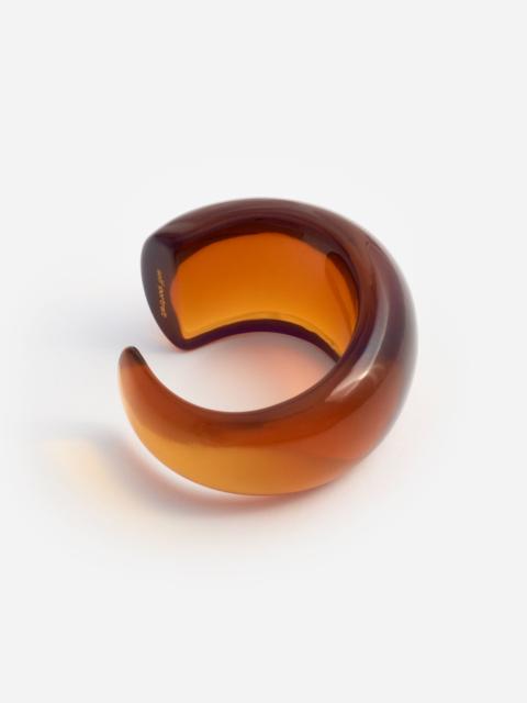self-portrait Amber Resin Cuff