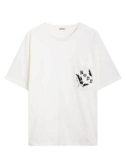 BODE Bode Beaded Cotton T-shirt