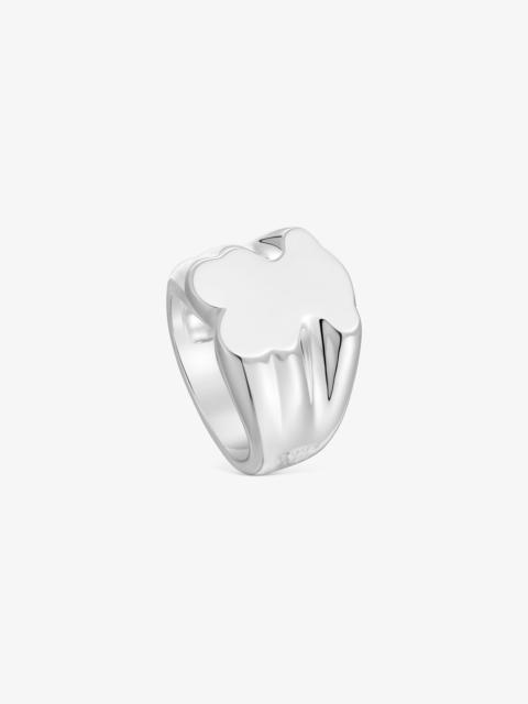 TOUS Silver bear 15 mm Signet ring Sweet Dolls