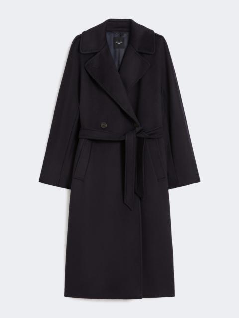WEEKEND Max Mara RESINA Wool robe coat - NAVY