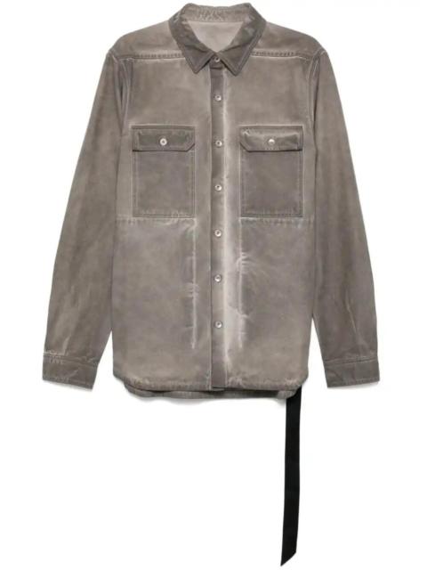 Rick Owens DRKSHDW organic-cotton overshirt