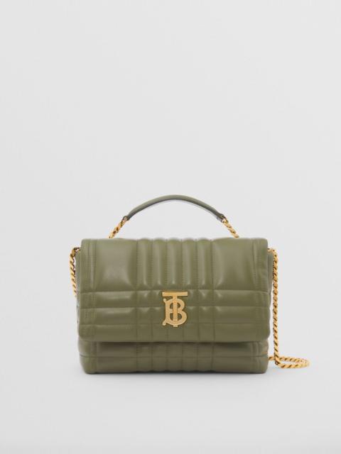 Burberry Small Quilted Lambskin Lola Satchel