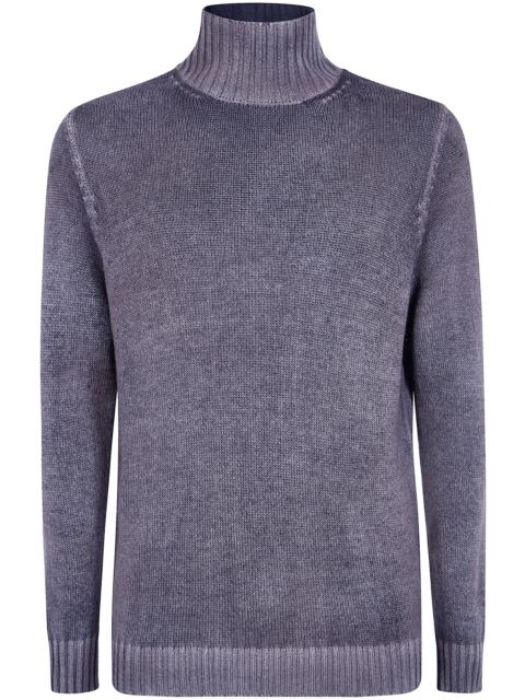 Avant Toi Sweater High Neck Pullover "Hand Painted Cashmere And Wool"