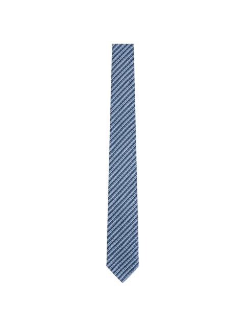 Blue Jacquard Tie