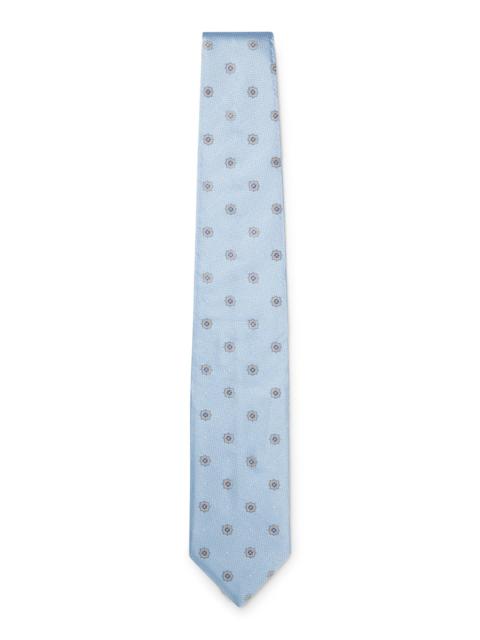 BOSS BOSS ONE SILK TIE WITH JACQUARD PATTERN