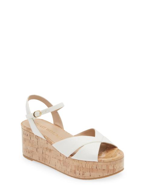 Stuart Weitzman Carmen Midi Wedge Sandal