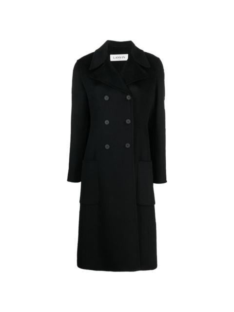Lanvin double-breasted cashmere coat