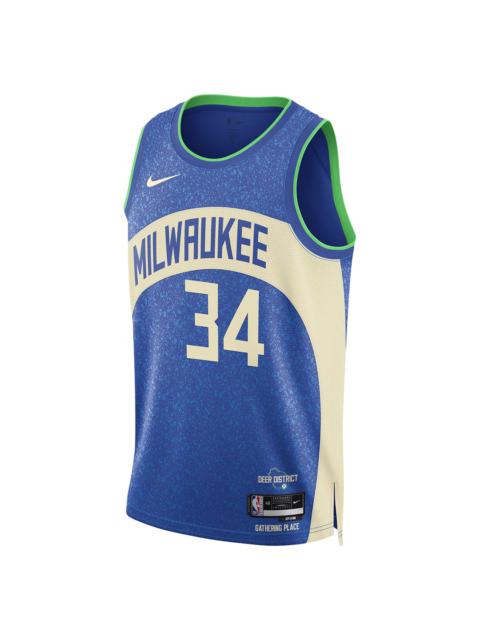 Nike Nike Dri-FIT NBA Swingman Jersey 2023/24 City Edition 'Milwaukee Bucks Giannis Antetokounmpo' DX8509