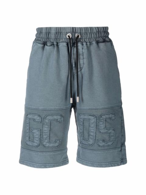 GCDS logo-embroidered shorts