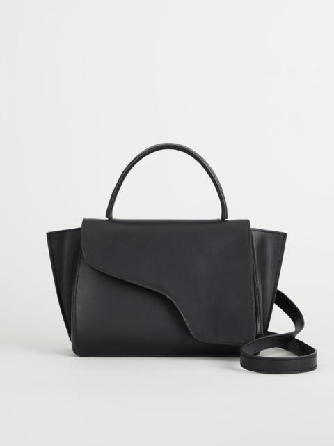 ATP ATELIER Arezzo Black Leather Handbag