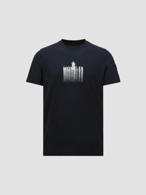 Moncler Faded Logo Cotton T-Shirt