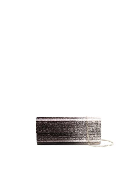 Sweetie metallic-finish clutch bag