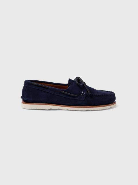 Sunspel Sunspel and Sperry Suede Boat Shoe