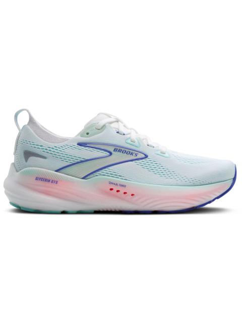 BROOKS Brooks Glycerin GTS 22 White Limpet Shell Amparo Blue (Women's)