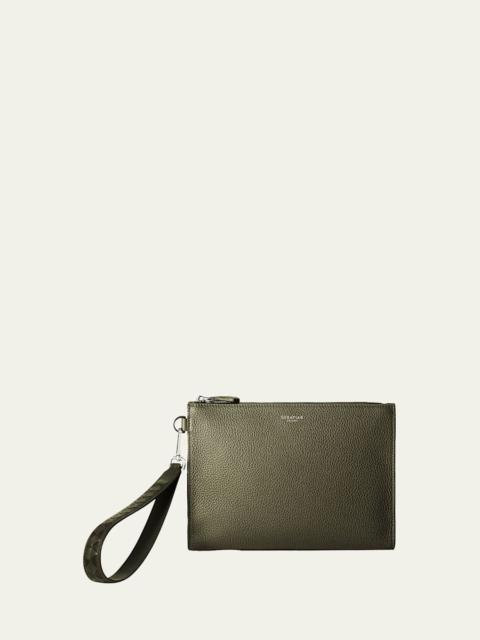 Serapian Men's Leather Clutch Bag