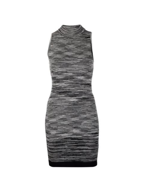 sleeveless knitted dress