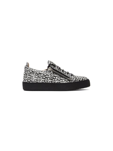 Giuseppe Zanotti Black & White May London Sneakers