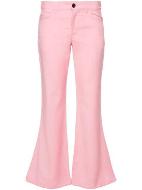 Marni grain de poudre flared trousers
