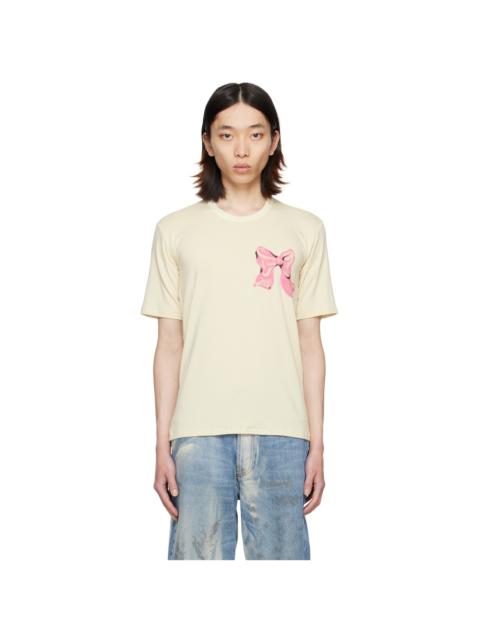 MAGLIANO Off-White Fiocco T-Shirt | REVERSIBLE