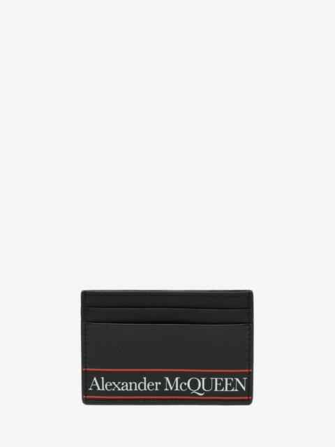 Alexander Mcqueen Cardholder in Black/red