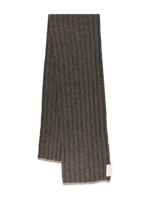 Brunello Cucinelli Brunello Cucinelli Ribbed Cashmere Scarf