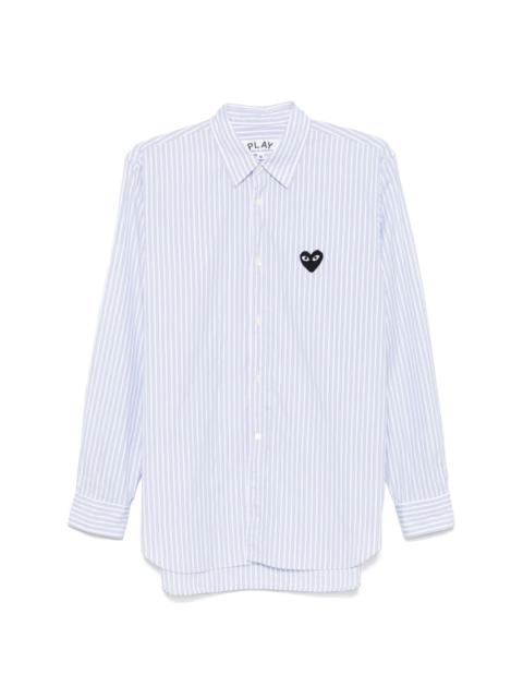 Comme des Garçons PLAY Heart-patch shirt