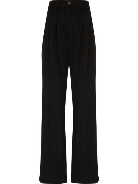 Reformation Mason high-waist wide-leg trousers