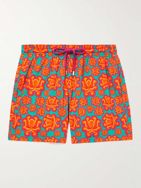 Moorise Straight-Leg Mid-Length Printed Recycled Swim Shorts