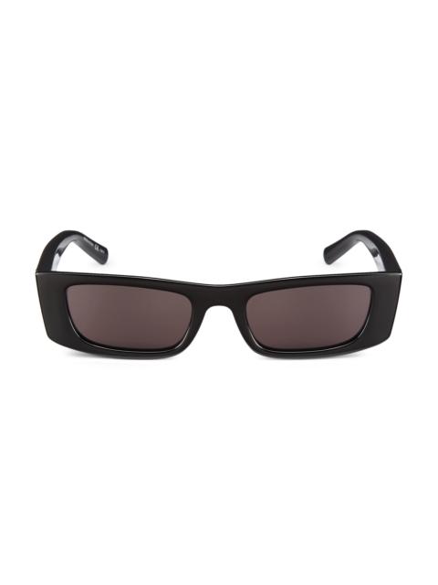 SAINT LAURENT Women's Ultra Cat-Eye Rectangular 52MM Injection Sunglasses - Black