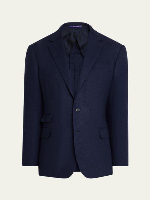 Ralph Lauren Men's Kent Hand-Tailored Plaid Suit Jacket