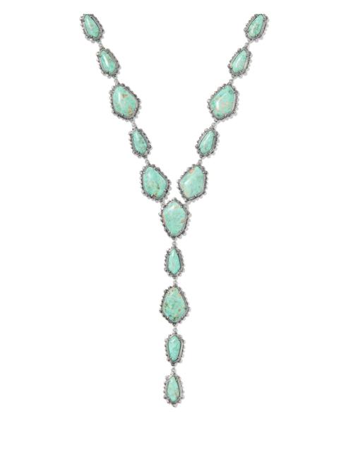 KENDRA SCOTT Ellery Vintage Silver Lariat Necklace